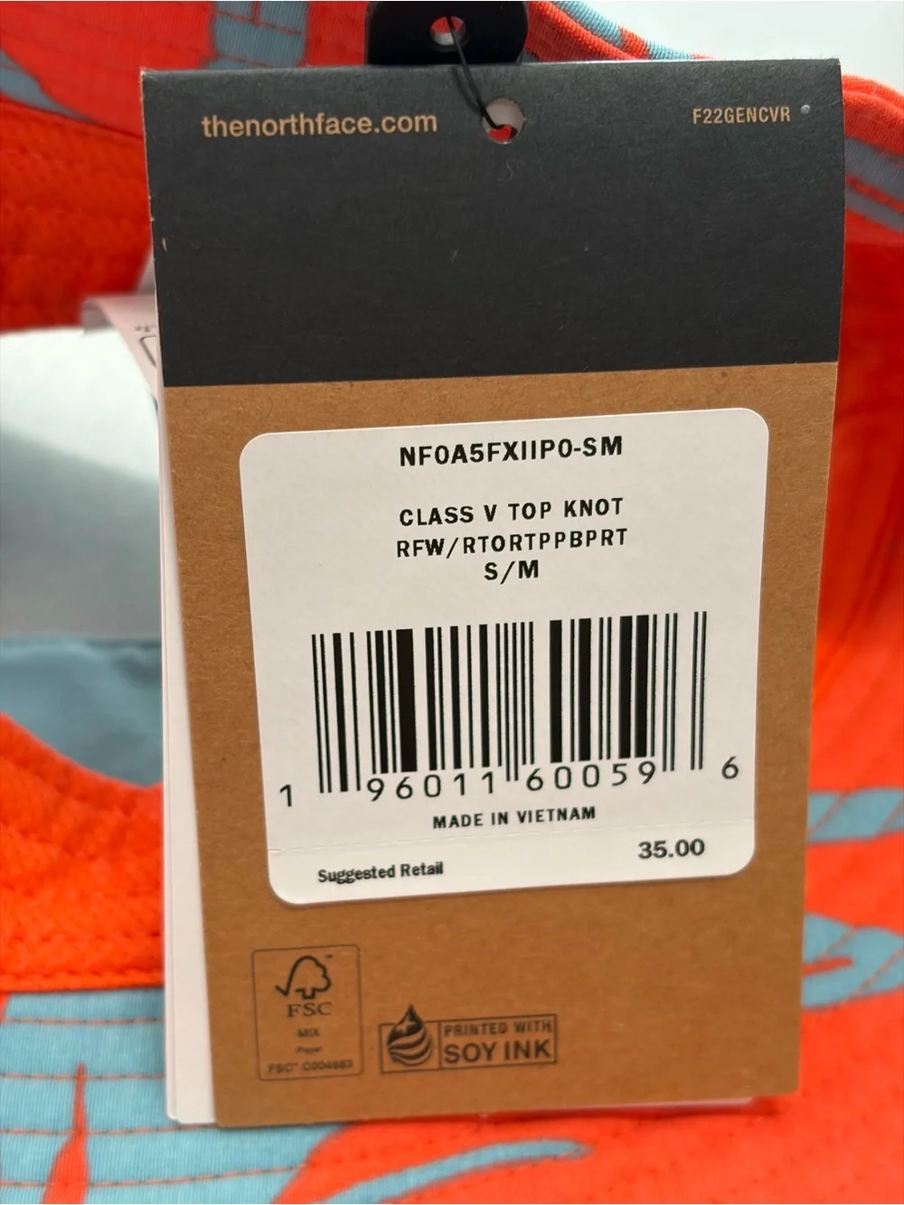 The North Face Women's Class V Top Knot Bucket hat